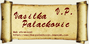 Vasilka Palačković vizit kartica